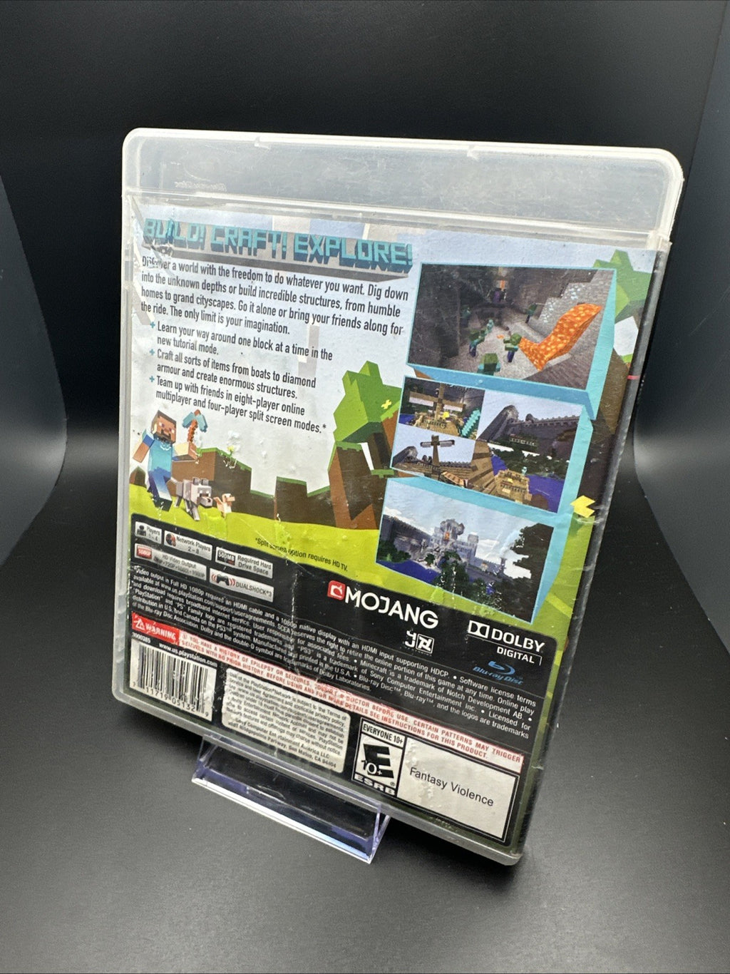 Minecraft -- PlayStation 3 Edition (Sony PlayStation 3, 2014)