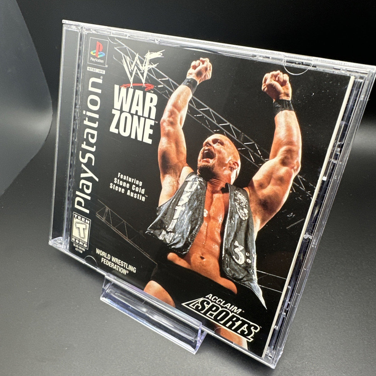 WWF Warzone - (Sony Playstation 1, PS1, 1998) Complete w/ Manual Tested