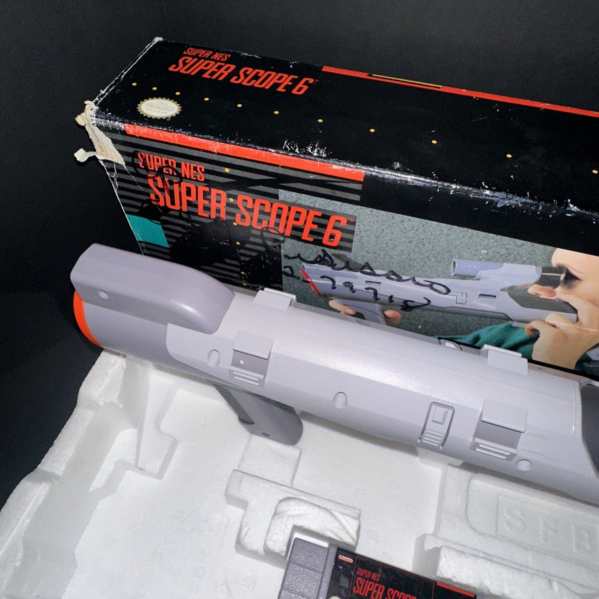 Super Nintendo SNES Super Scope 6 Complete