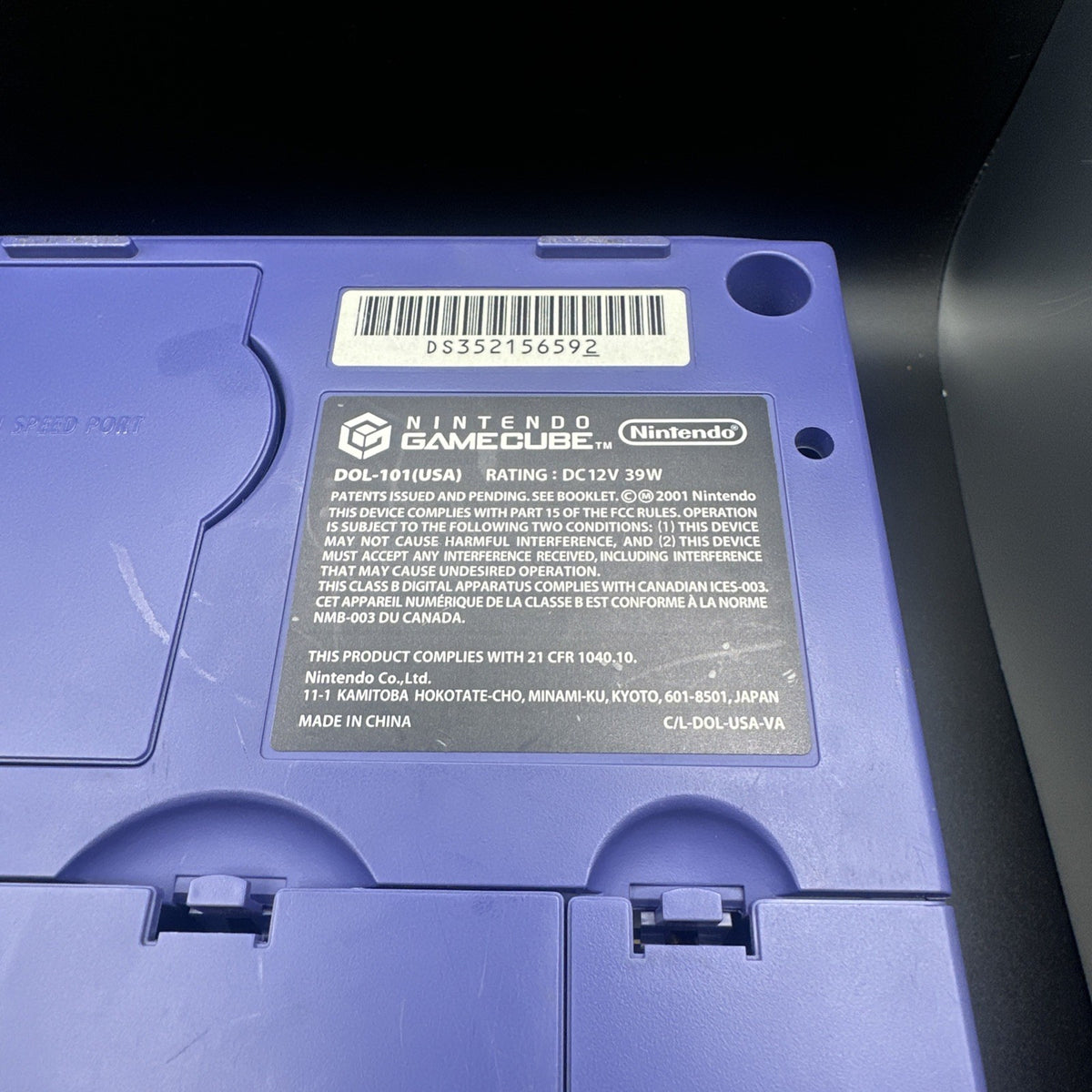 Nintendo GameCube Console System - Indigo ALL ORIGINAL