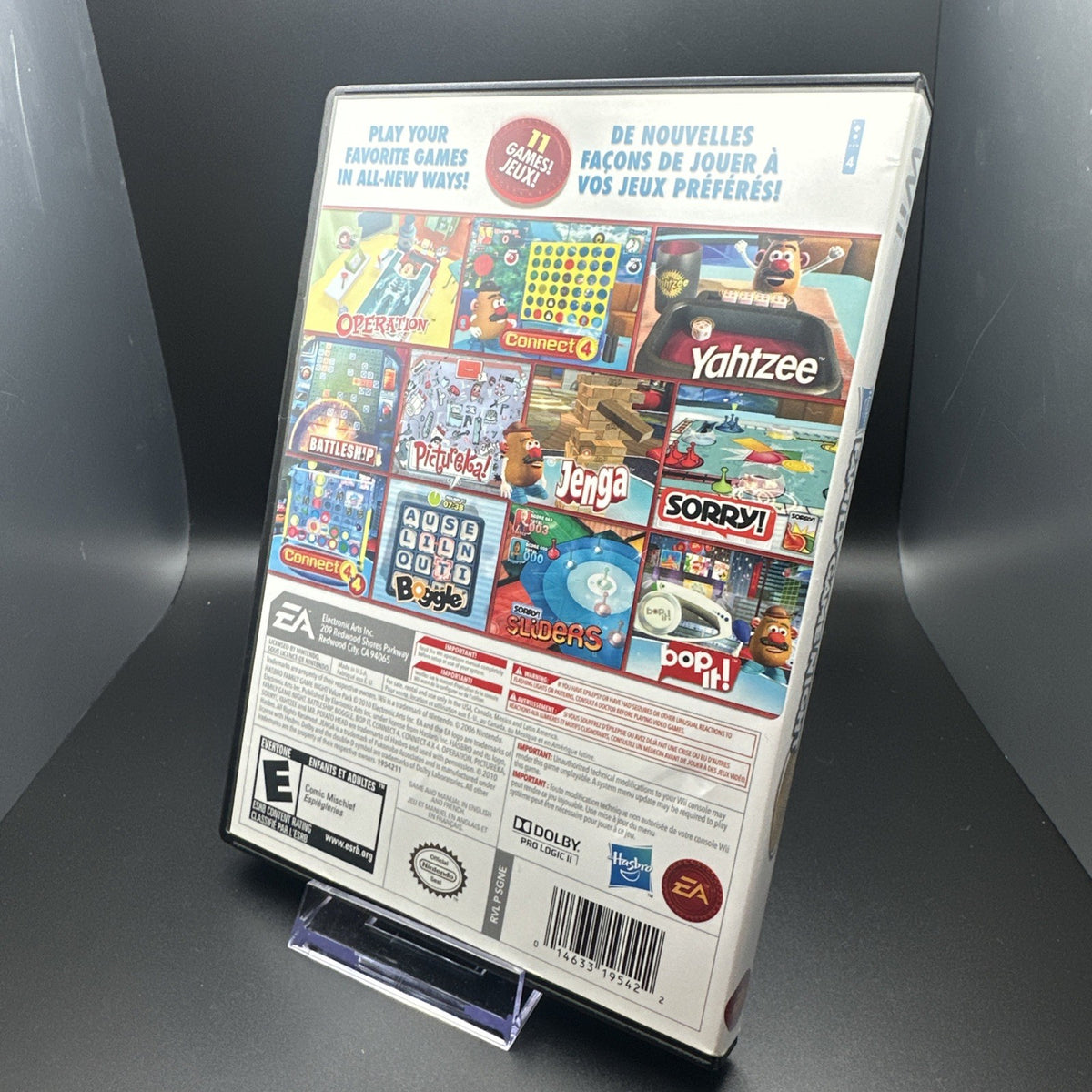 Hasbro Family Game Night Value Pack (Nintendo Wii, 2010)