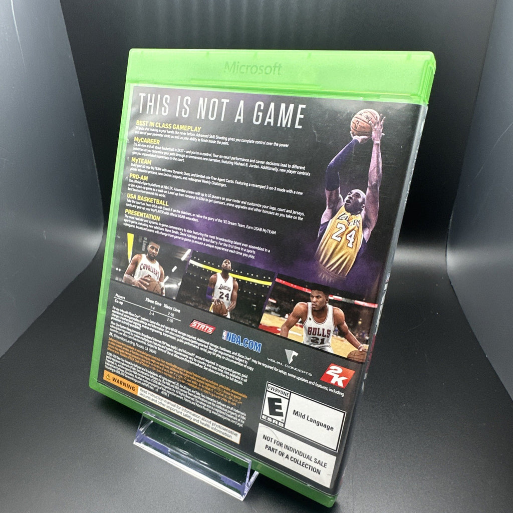 NBA 2K17 - KOBE BRYANT LIMITED EDITION - XBOX ONE - CIB MINT