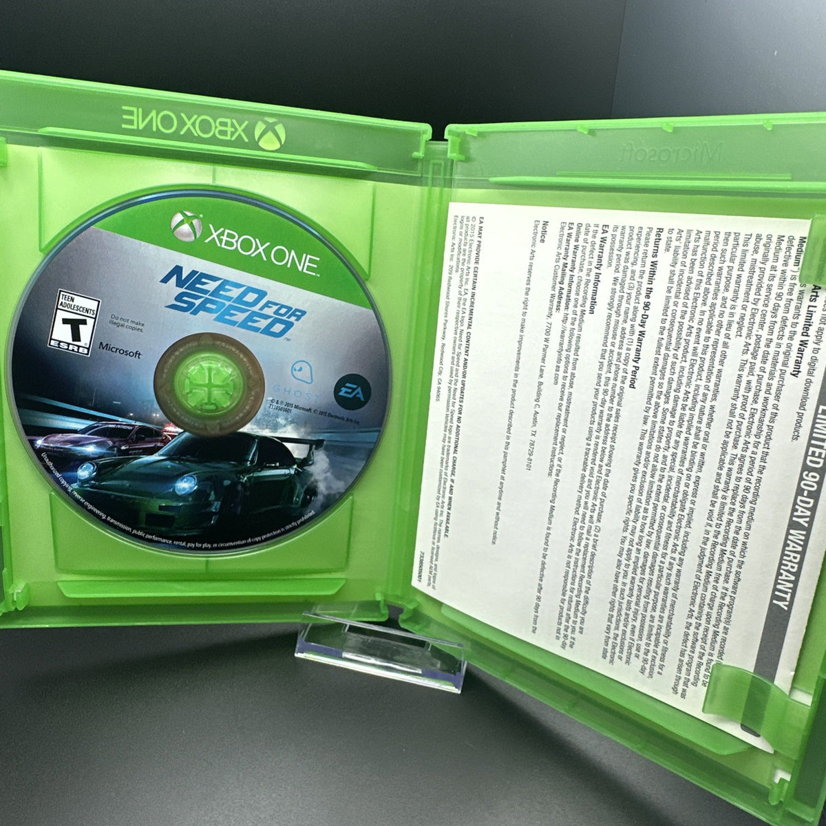 Need for Speed (Microsoft Xbox One, 2015)