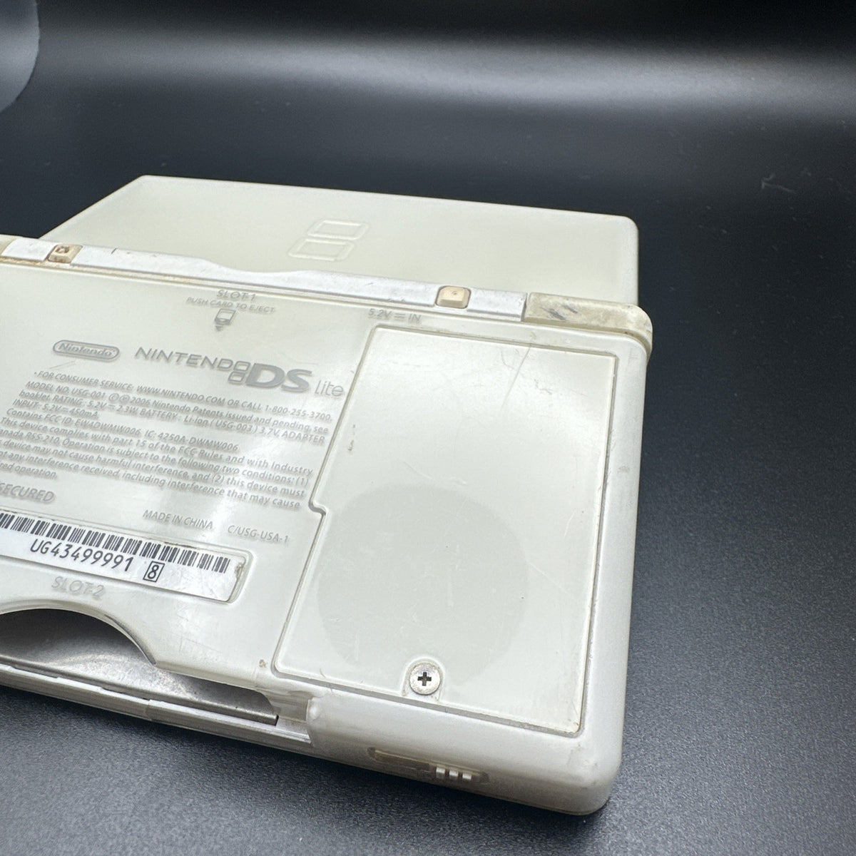 DEFECTIVE- Nintendo DS Lite Handheld System - White