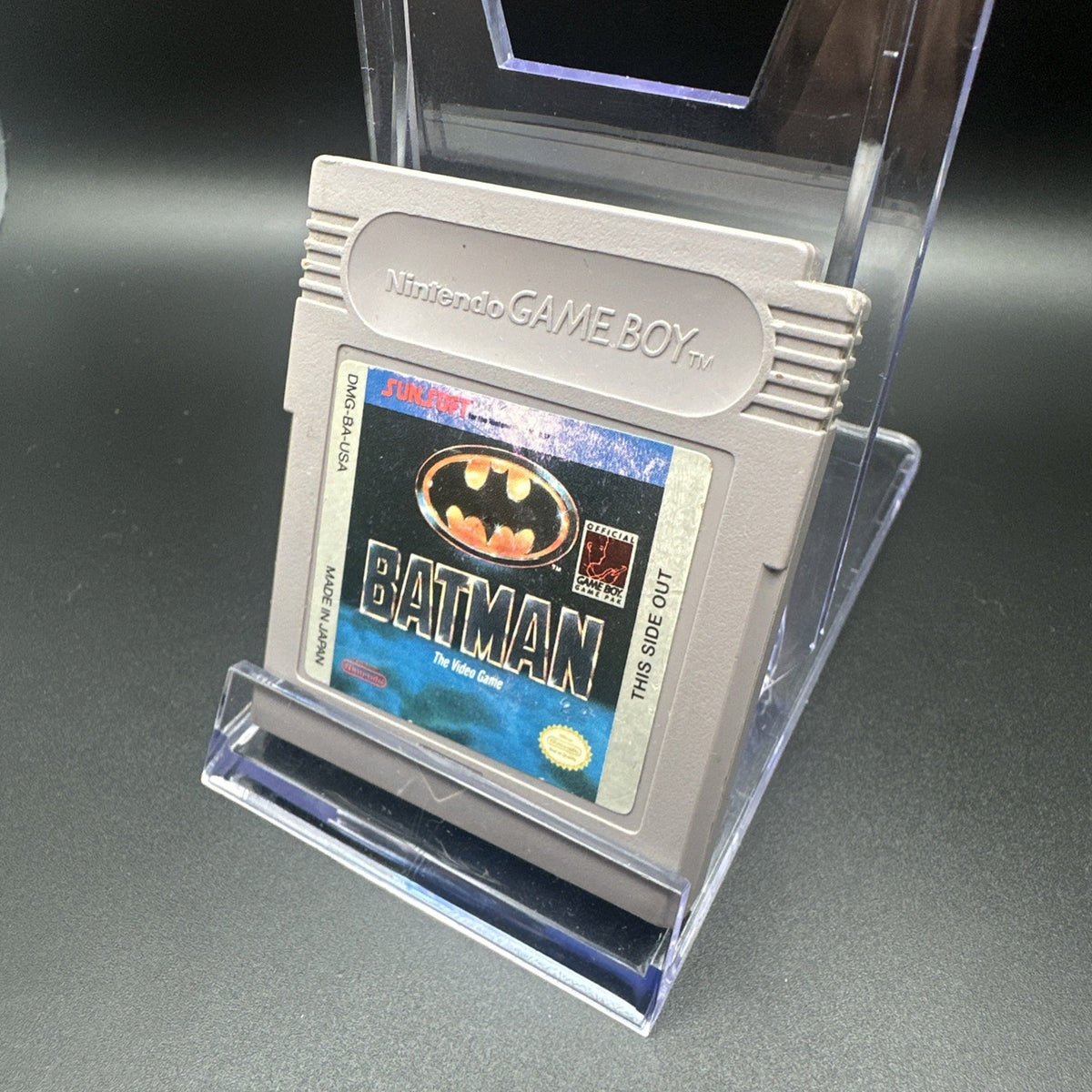 Batman Nintendo Game Boy 1990 Authentic Cartridge - GAME CARTRIDGE ONLY
