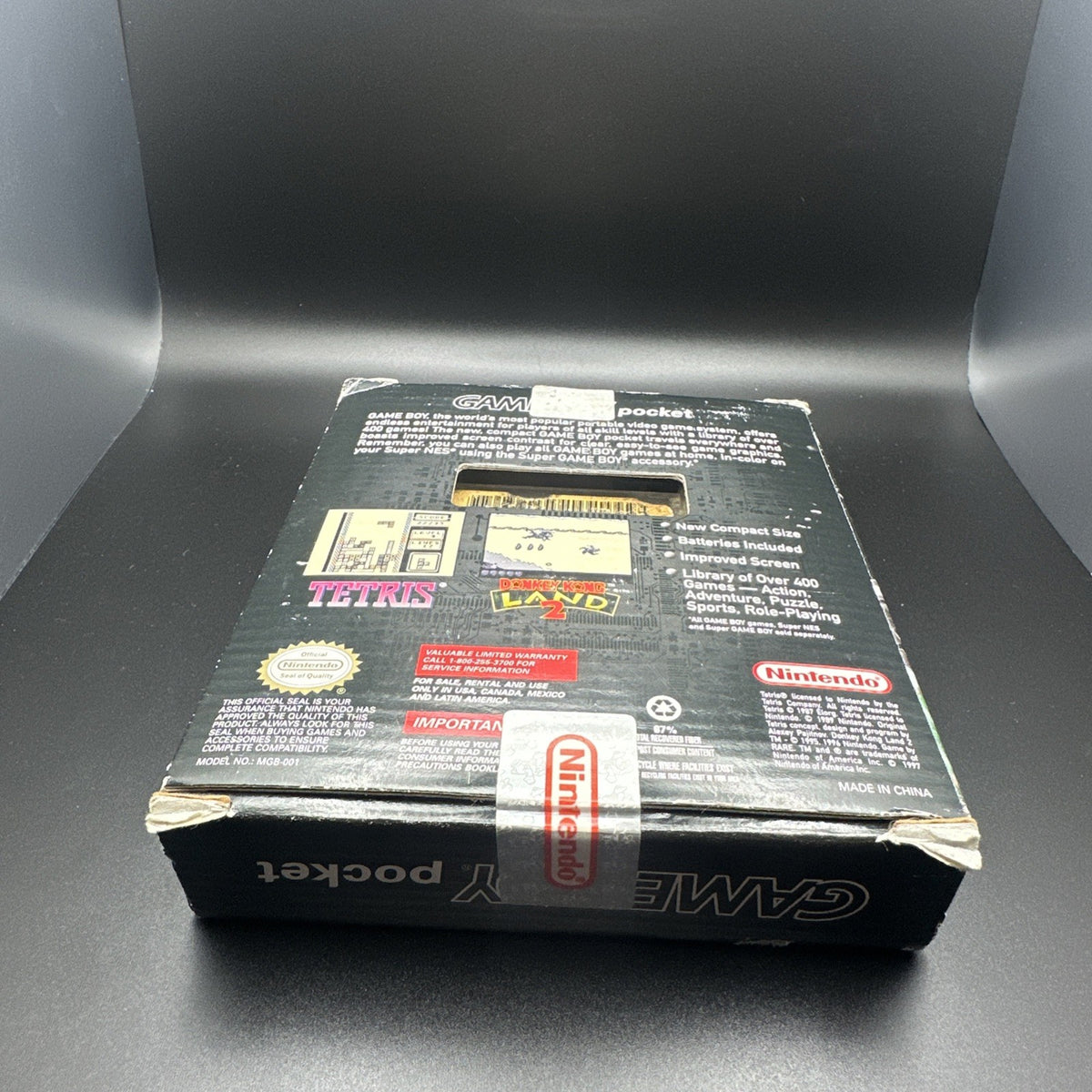 GAMEBOY POCKET CIB - NINTENDO (CLEAR SHELL)