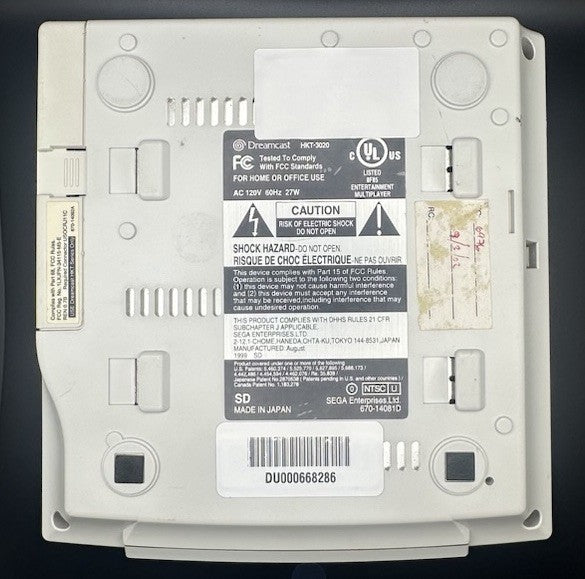 SEGA Dreamcast Launch Edition Home Console - White