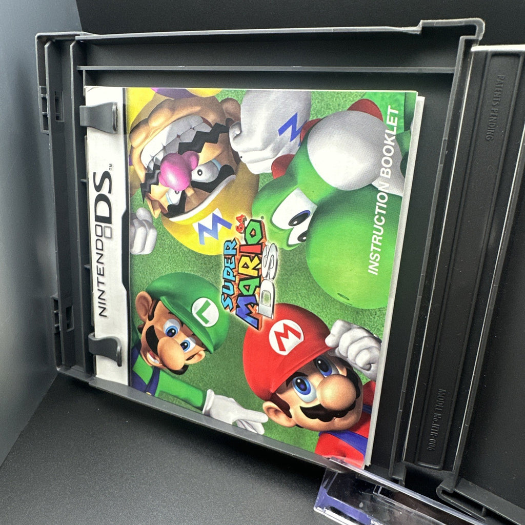 Super Mario 64 (Nintendo DS, 2004) w/ Case - Tested & Working!