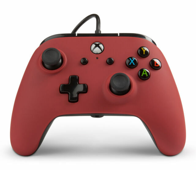 Power A Enhanced Wired Controller for Xbox One and Windows 10 - Red