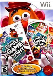 Hasbro Family Game Night Value Pack (Nintendo Wii, 2010)