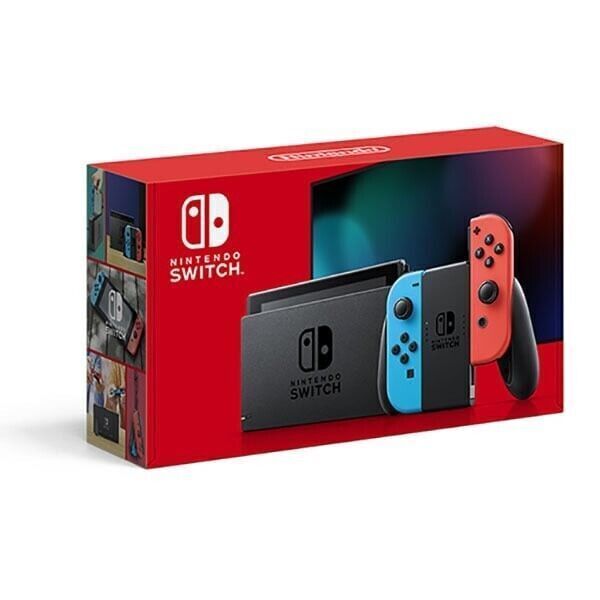 Nintendo Switch Handheld Console - Neon Red/Neon Blue - NO DOCK