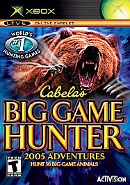 Cabela's Big Game Hunter: 2005 Adventures (Microsoft Xbox, 2004)