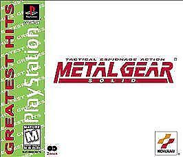 Metal Gear Solid Greatest Hits (Sony PlayStation 1, 1999)