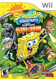 SpongeBob SquarePants Featuring Nicktoons: Globs of Doom (Nintendo Wii, 2008)