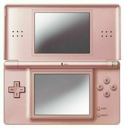 Nintendo DS Lite System Portable Gaming Console - Coral Pink