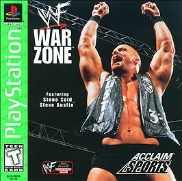 WWF Warzone - (Sony Playstation 1, PS1, 1998) Complete w/ Manual Tested