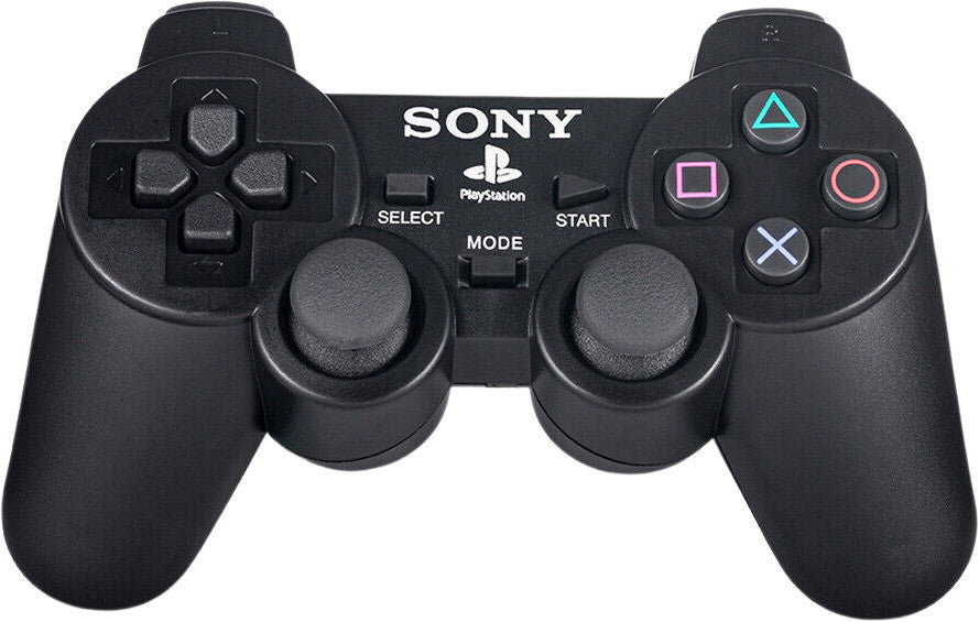 SHELL ONLY Sony Playstation DualShock Controller - BLACK